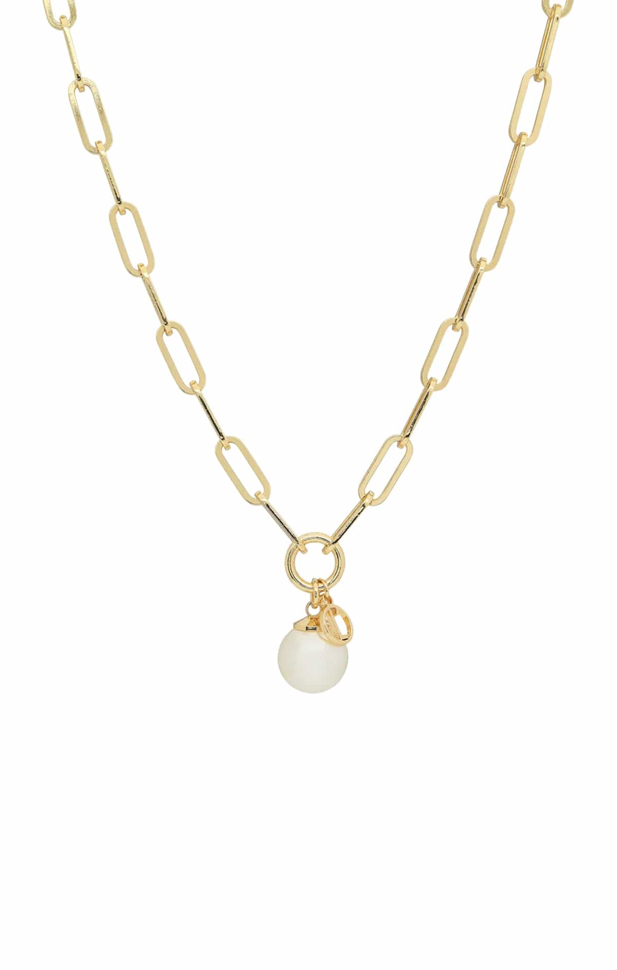 Necklaces OS / GOLD HAYLEY PEARL NECKLACE IN GOLD