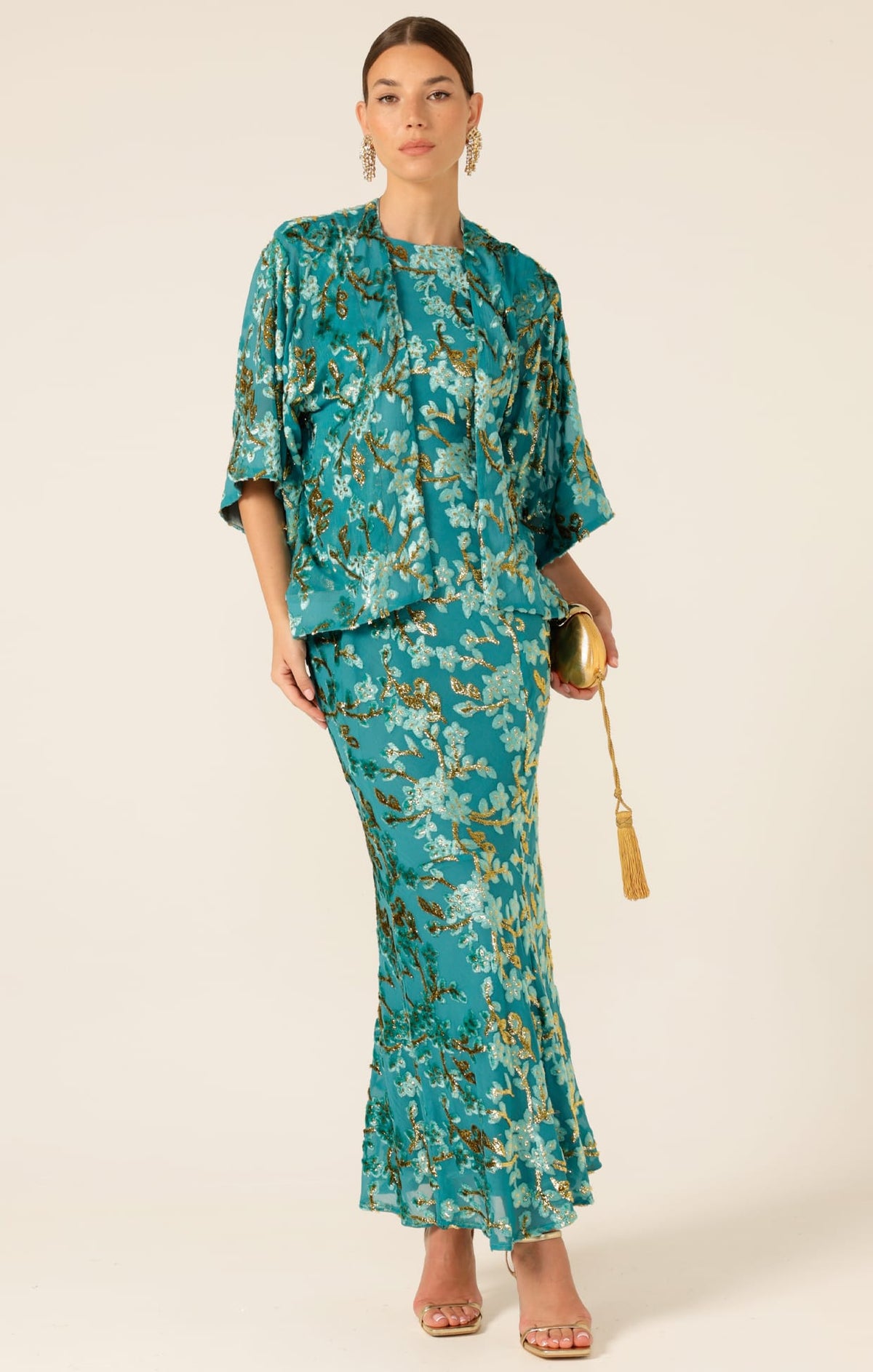 Dresses Events HEAVENLY HEIGHTS MAXI DRESS IN TURQUOISE
