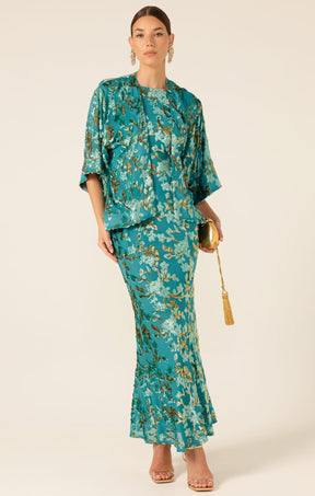 Dresses Events HEAVENLY HEIGHTS MAXI DRESS IN TURQUOISE