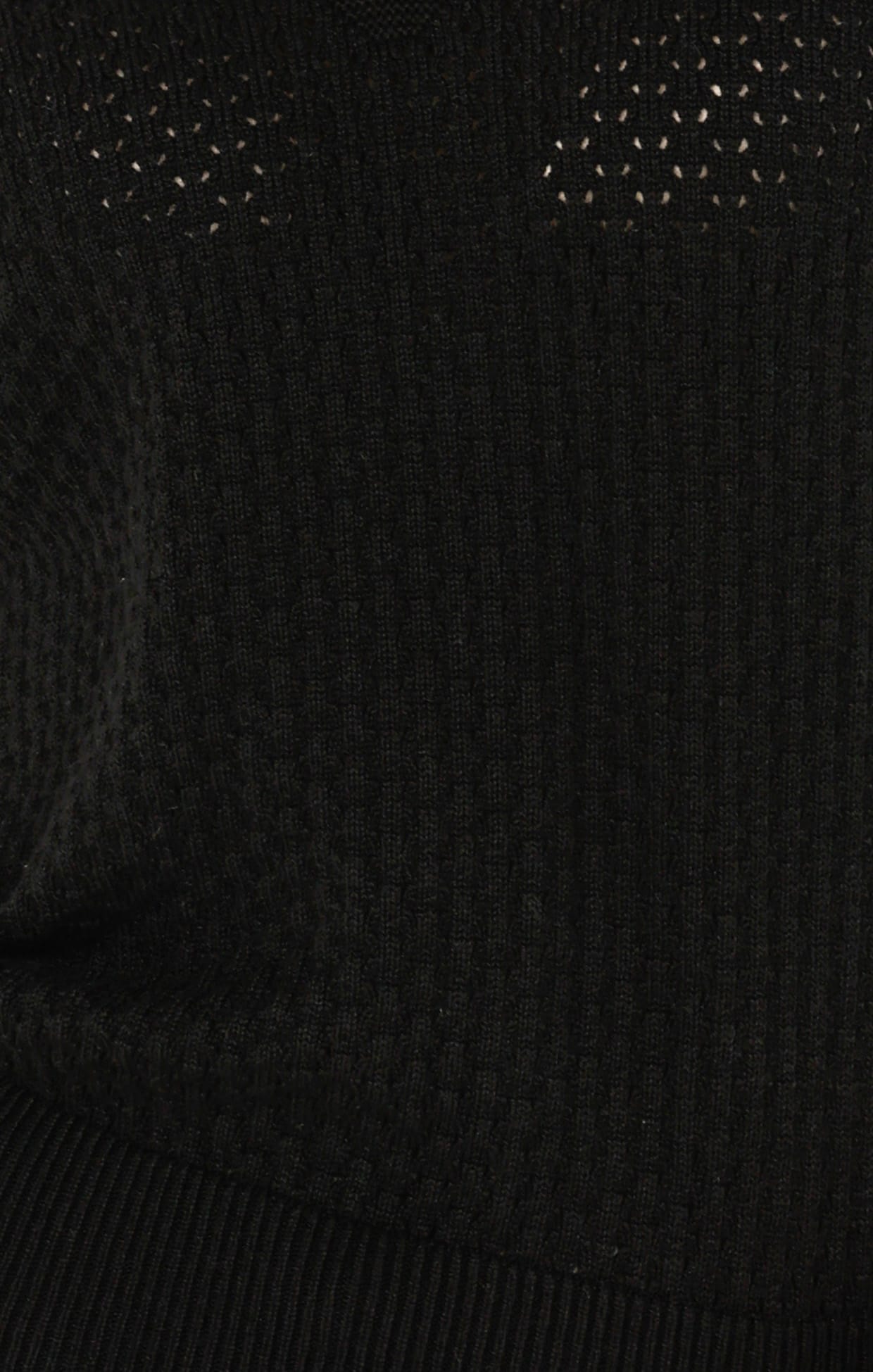 Knitwear HENLEY KNIT TOP IN BLACK
