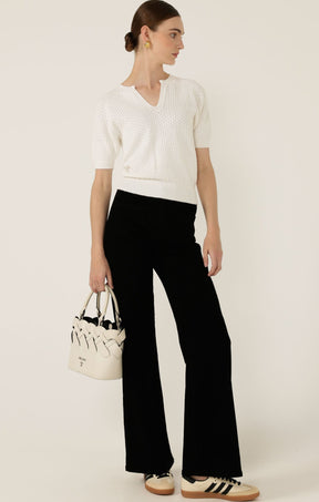 Pants Multi Occasion HARPER WIDE LEG JEAN IN BLACK