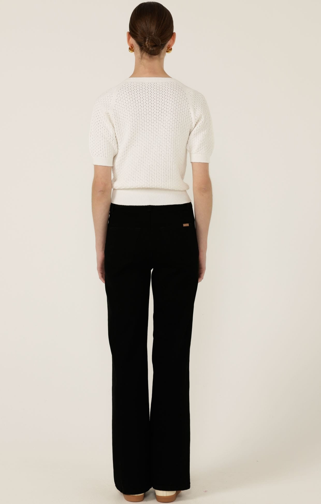 Pants Multi Occasion HARPER WIDE LEG JEAN IN BLACK