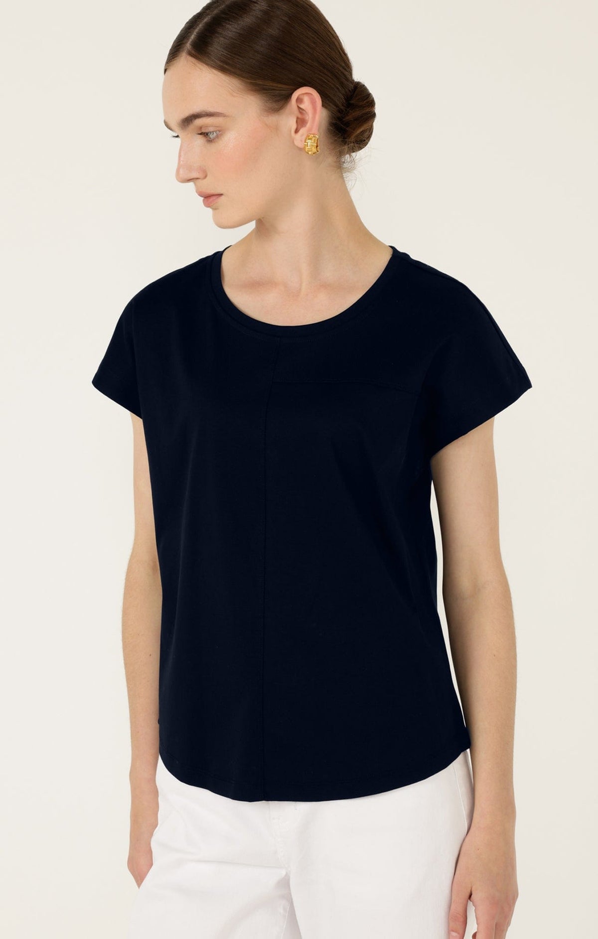 Tops INSTRUMENTAL TOP IN NAVY