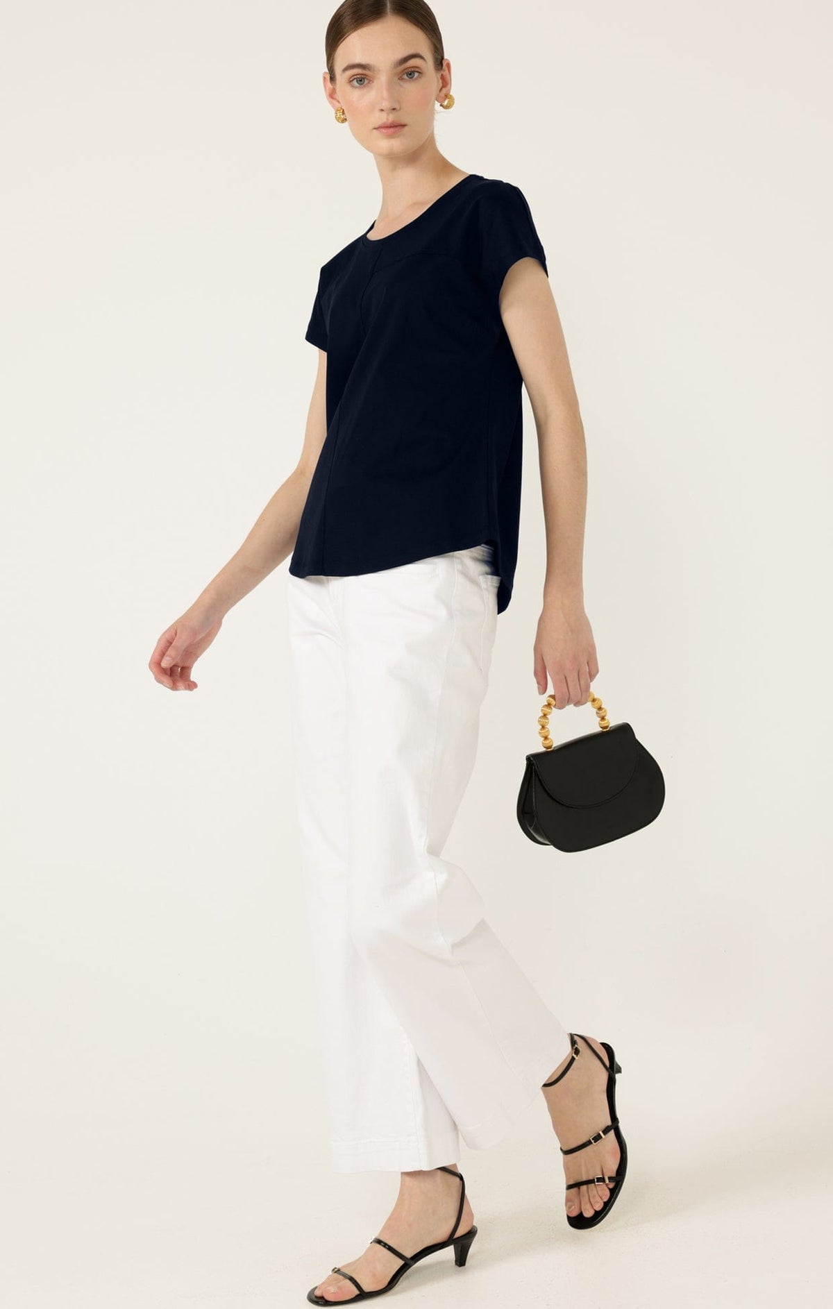 Tops INSTRUMENTAL TOP IN NAVY