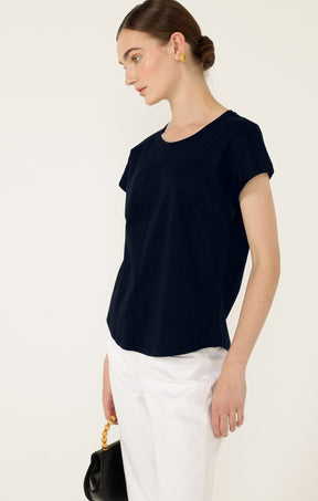 Tops INSTRUMENTAL TOP IN NAVY