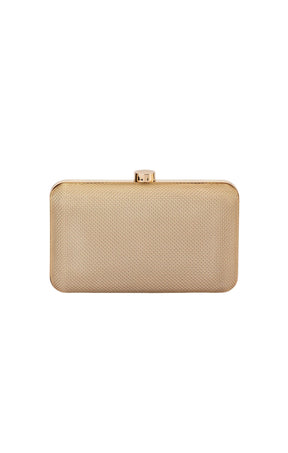 Bags OS / GOLD JEN MESH CLUTCH BAG IN GOLD