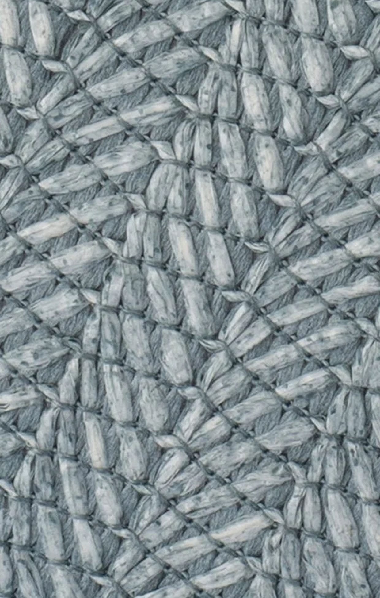 Bags OS / BLUE JOSIE WOVEN CLUTCH IN BLUE