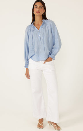 Tops JUST CHILLIN TOP IN ICE BLUE