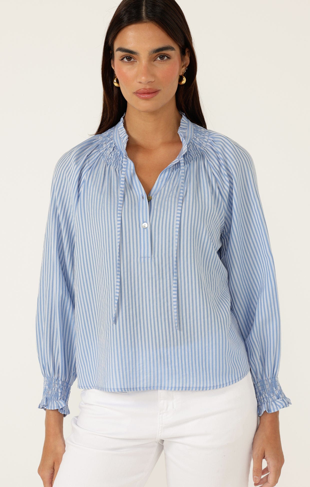 Tops JUST CHILLIN TOP IN ICE BLUE