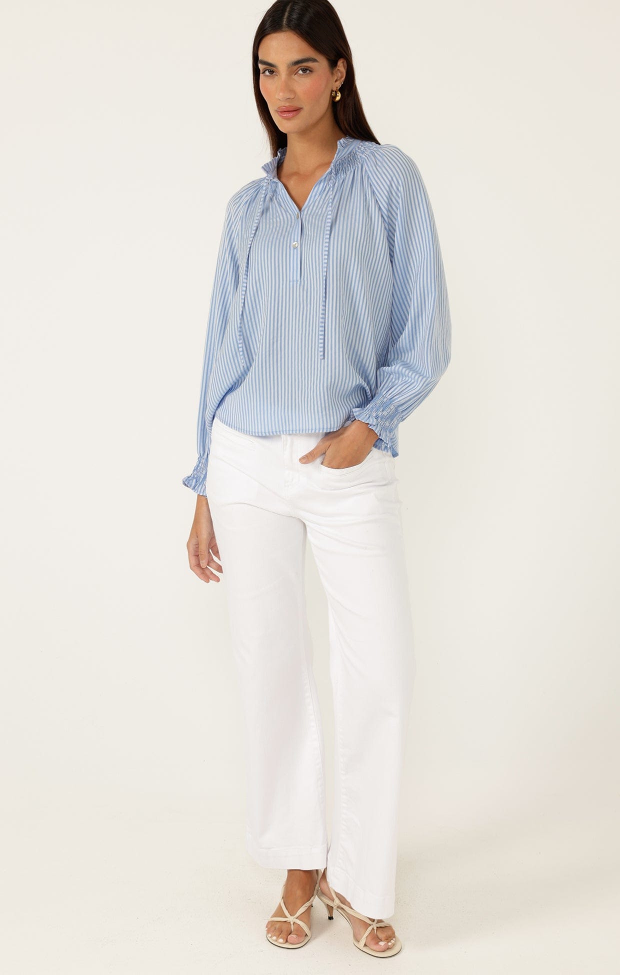 Tops JUST CHILLIN TOP IN ICE BLUE