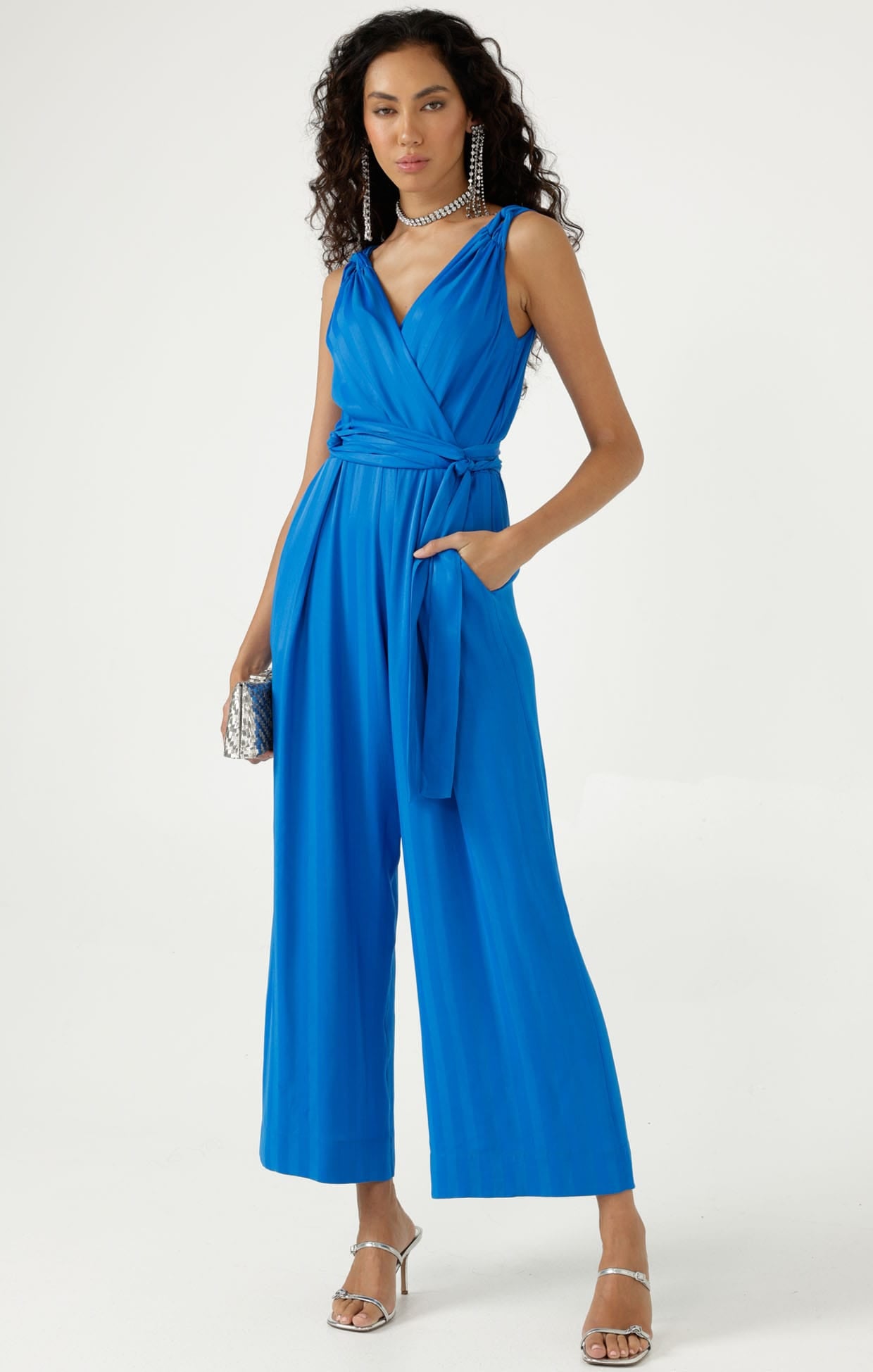 Jumpsuits KYTHIRA JUMPSUIT IN COBALT