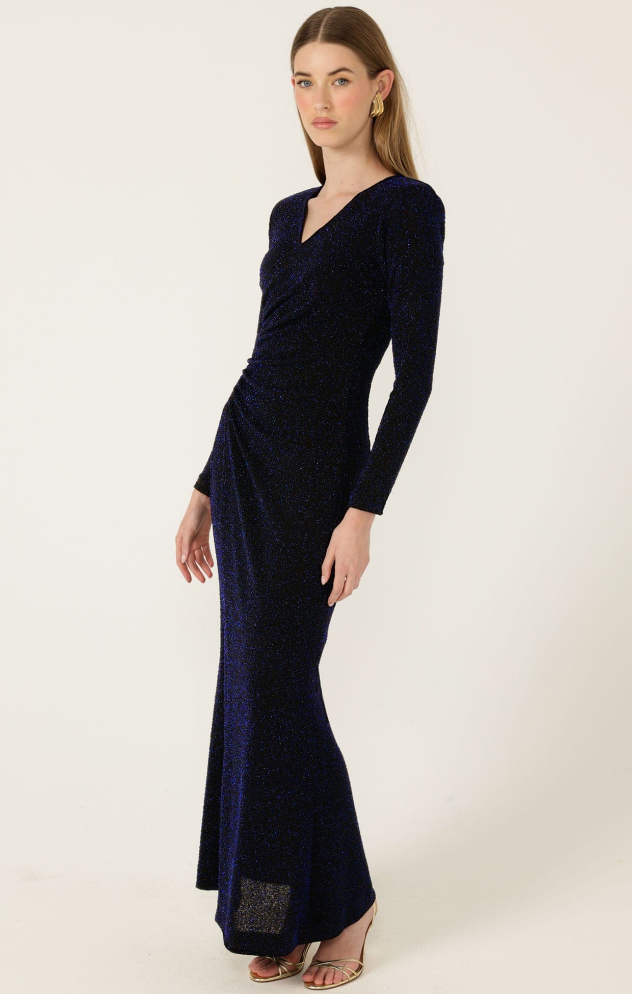 Dresses Events LENORA MAXI DRESS IN MIDNIGHT