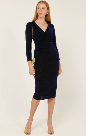 Dresses Events LENORA MIDI DRESS IN MIDNIGHT