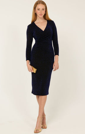 Dresses Events LENORA MIDI DRESS IN MIDNIGHT