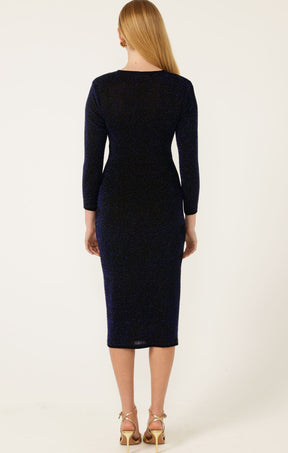 Dresses Events LENORA MIDI DRESS IN MIDNIGHT