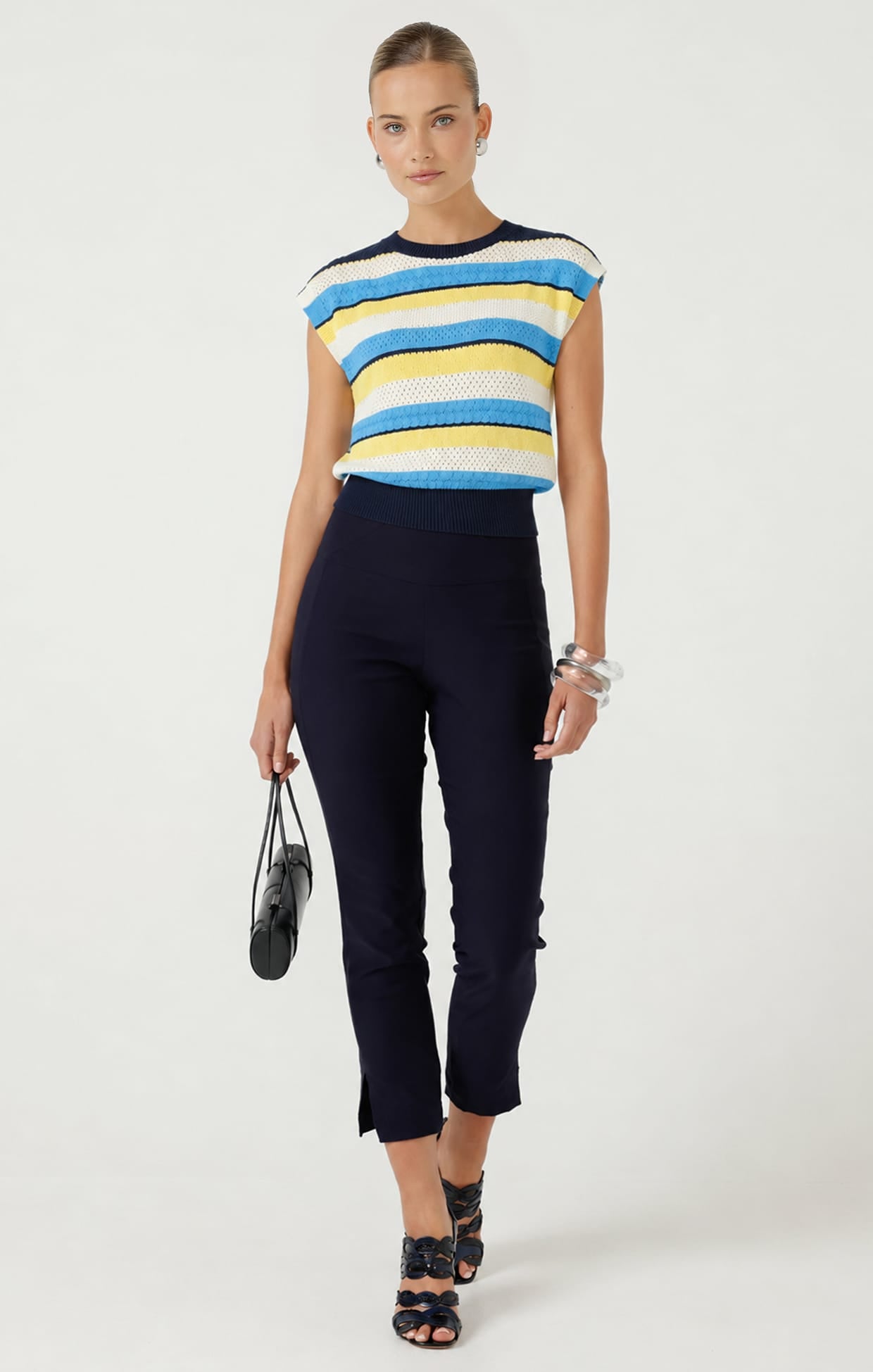 Knitwear LIMONCELLO STRIPE KNIT TOP
