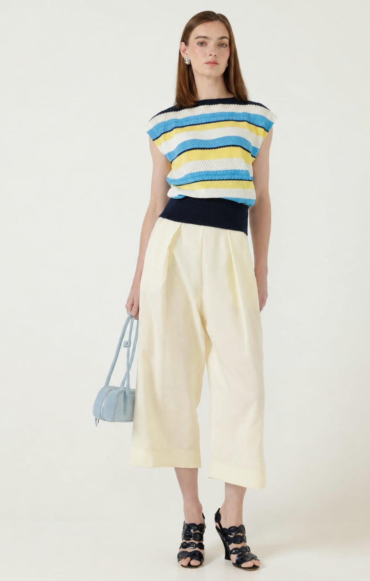 Knitwear LIMONCELLO STRIPE KNIT TOP