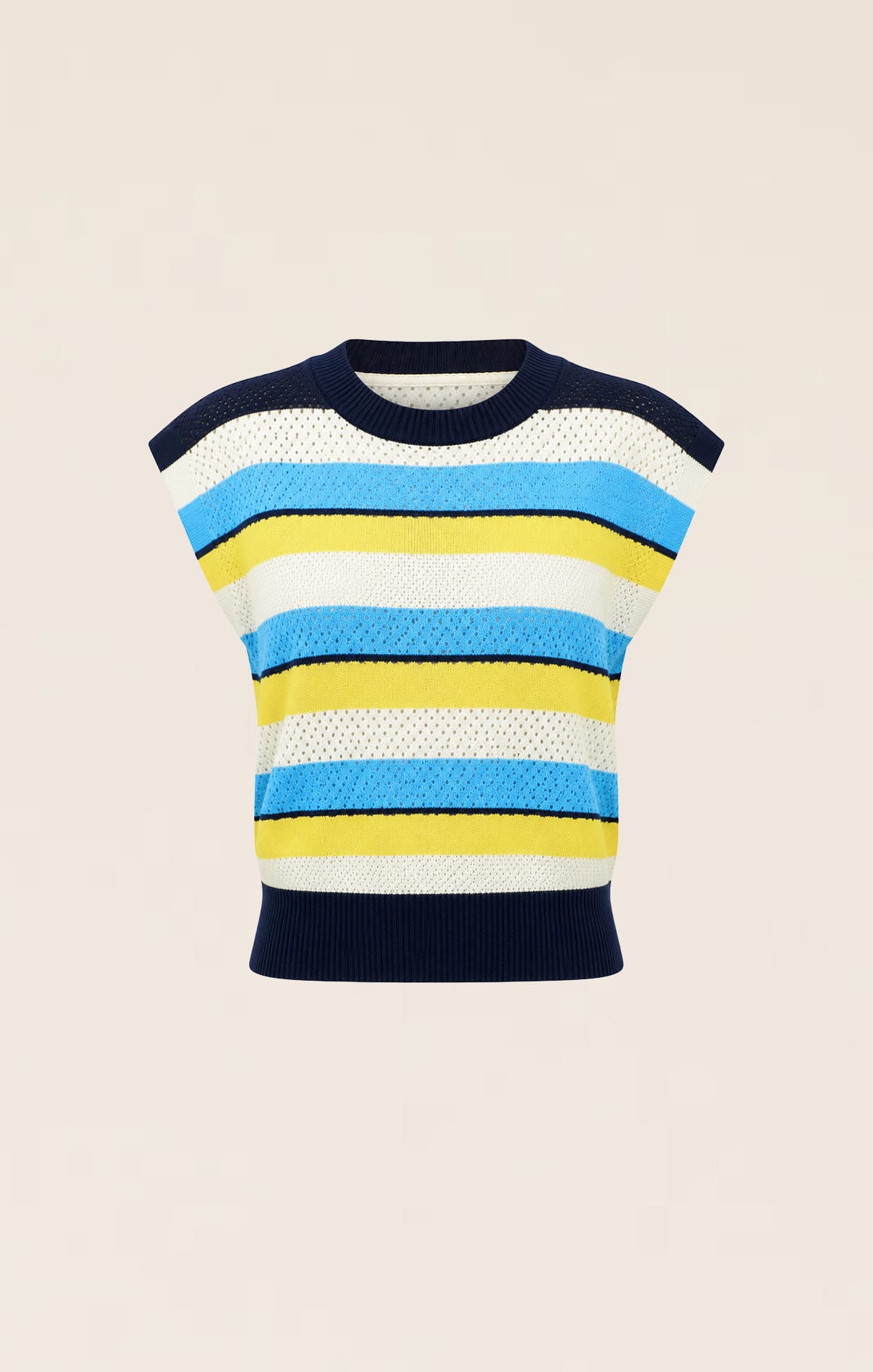 Knitwear LIMONCELLO STRIPE KNIT TOP
