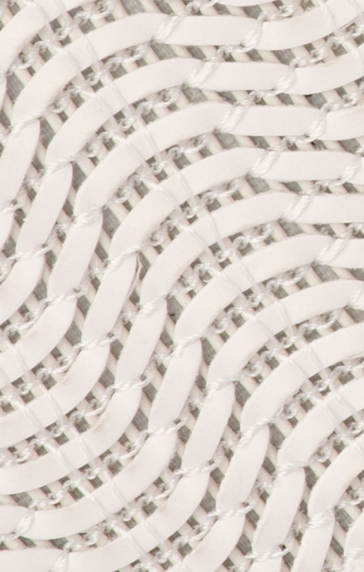 Bags OS / WHITE LINDY WOVEN CLUTCH IN WHITE