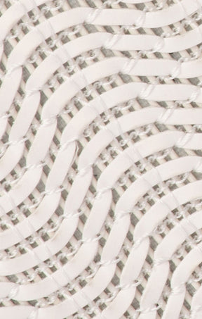 Bags OS / WHITE LINDY WOVEN CLUTCH IN WHITE