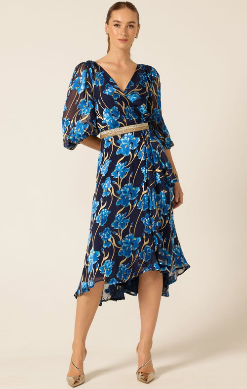 Dresses Events LINNEE WRAP MIDI DRESS