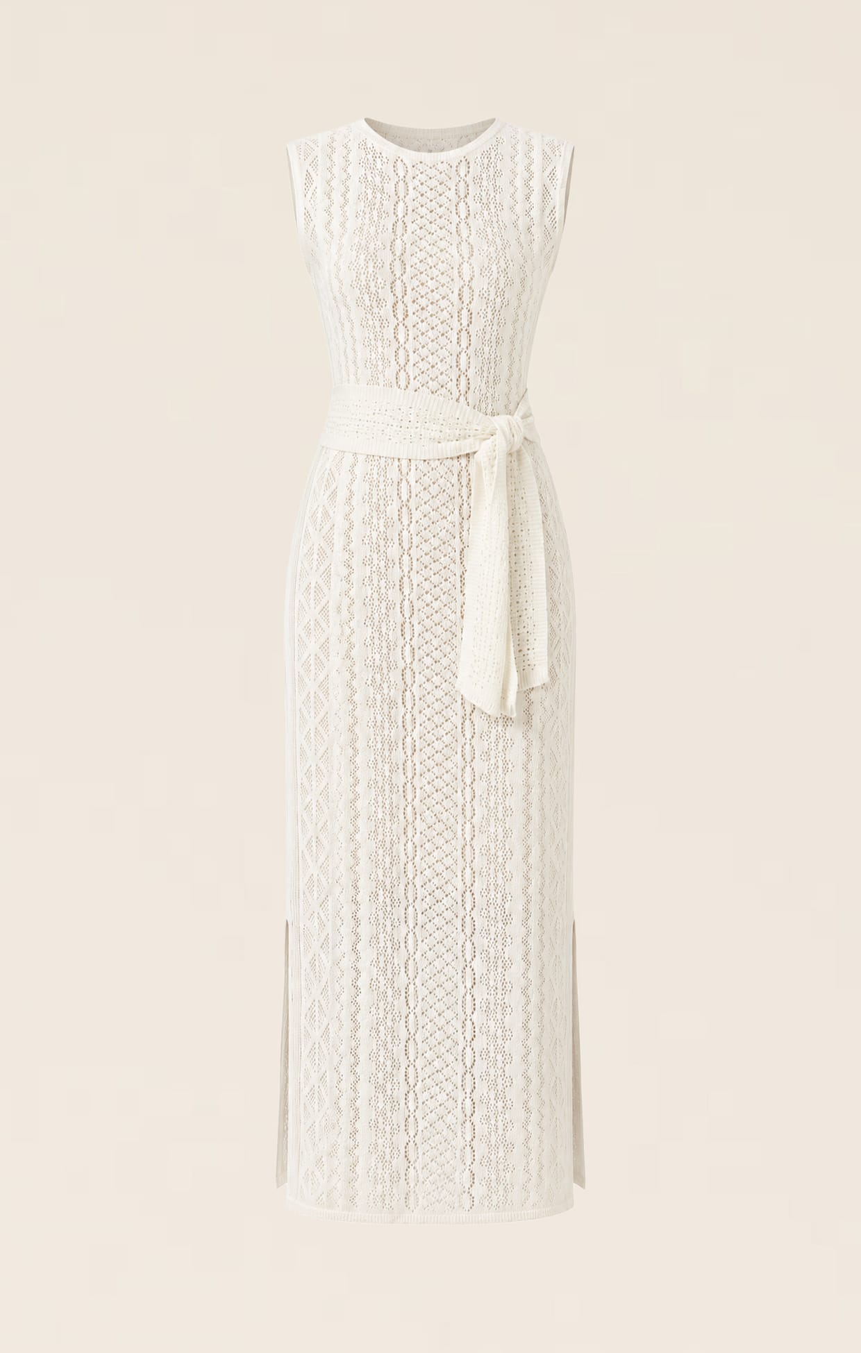 Knitwear LONG WEEKEND KNIT DRESS IN NATURAL