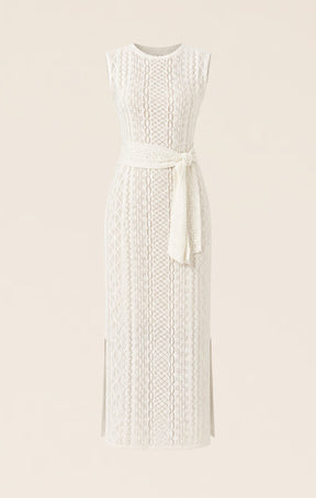 Knitwear LONG WEEKEND KNIT DRESS IN NATURAL