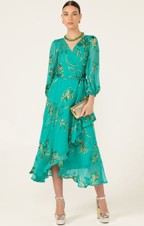 Dresses LORELEI WRAP MIDI DRESS