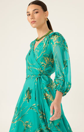 Dresses LORELEI WRAP MIDI DRESS