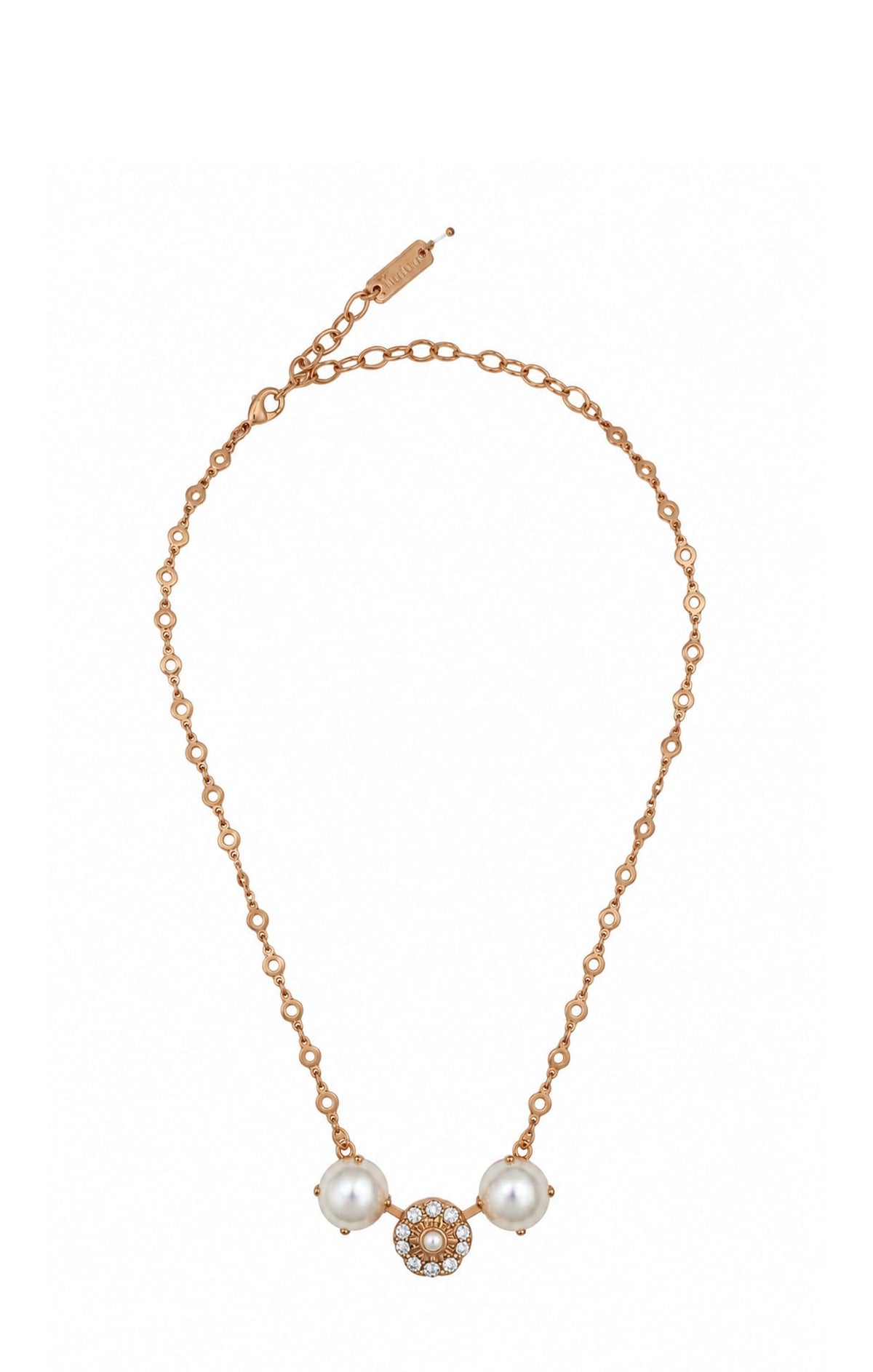 ACCESSORIES Necklaces OS / PEARL CRYSTAL LUCERNE NECKLACE IN PEARL CRYSTAL