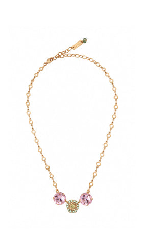 Necklaces OS / PINK CHAMPAGNE LUCERNE NECKLACE IN PINK CHAMPAGNE