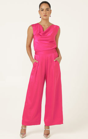 Pants Multi Occasion LUXE PLEATED TROUSER IN PINK