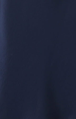 Tops Multi Occasion LUXE COWL BIAS TOP IN NAVY