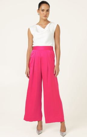Pants Multi Occasion LUXE PLEATED TROUSER IN PINK