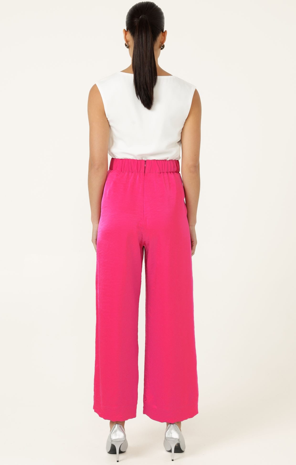 Pants Multi Occasion LUXE PLEATED TROUSER IN PINK