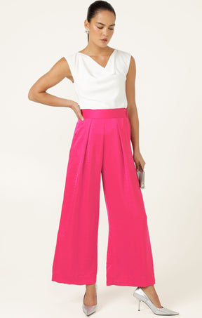 Pants Multi Occasion LUXE PLEATED TROUSER IN PINK