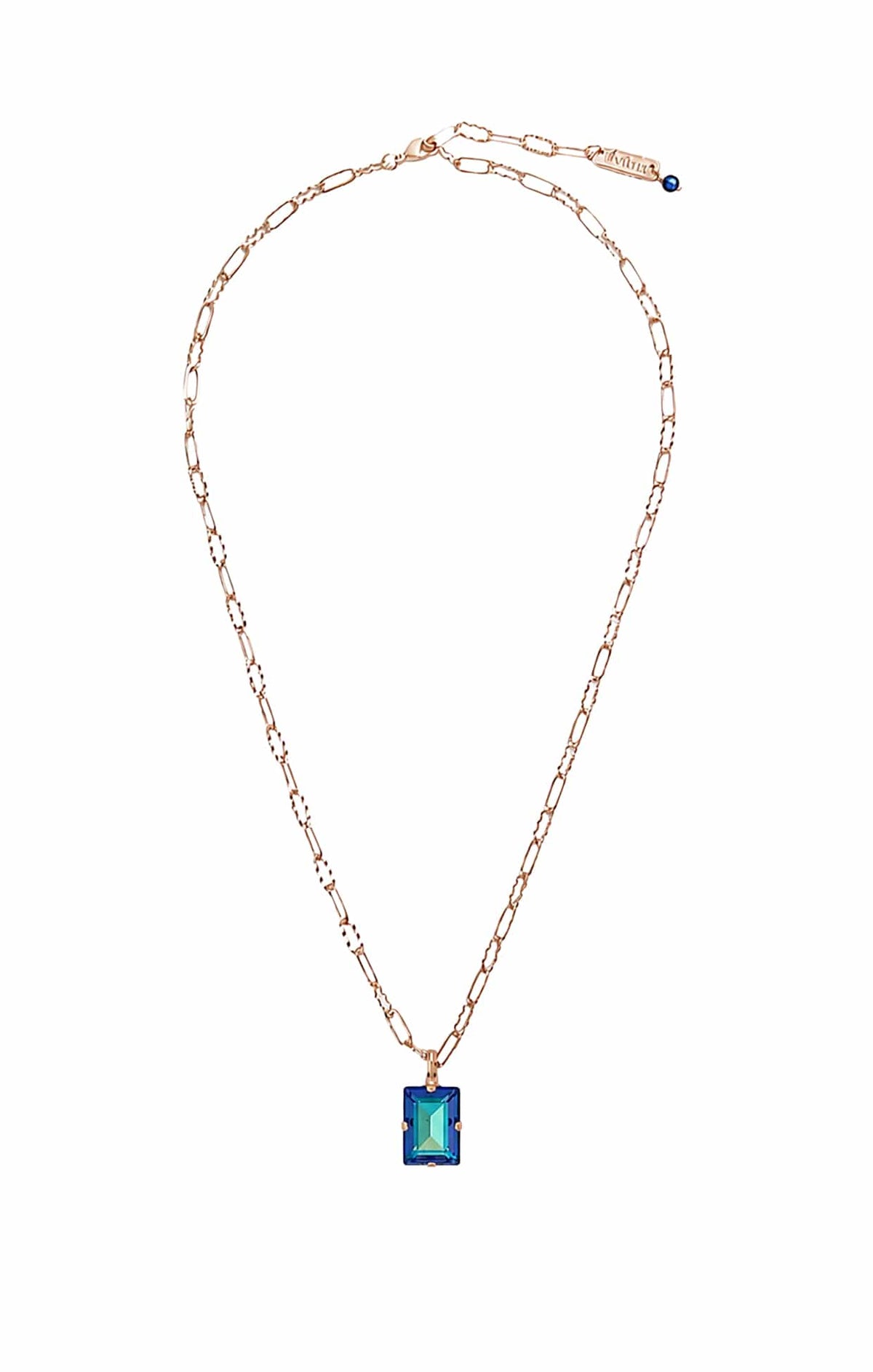 ACCESSORIES Necklaces OS / BRILLIANT BLUE LYON NECKLACE IN BRILLIANT BLUE