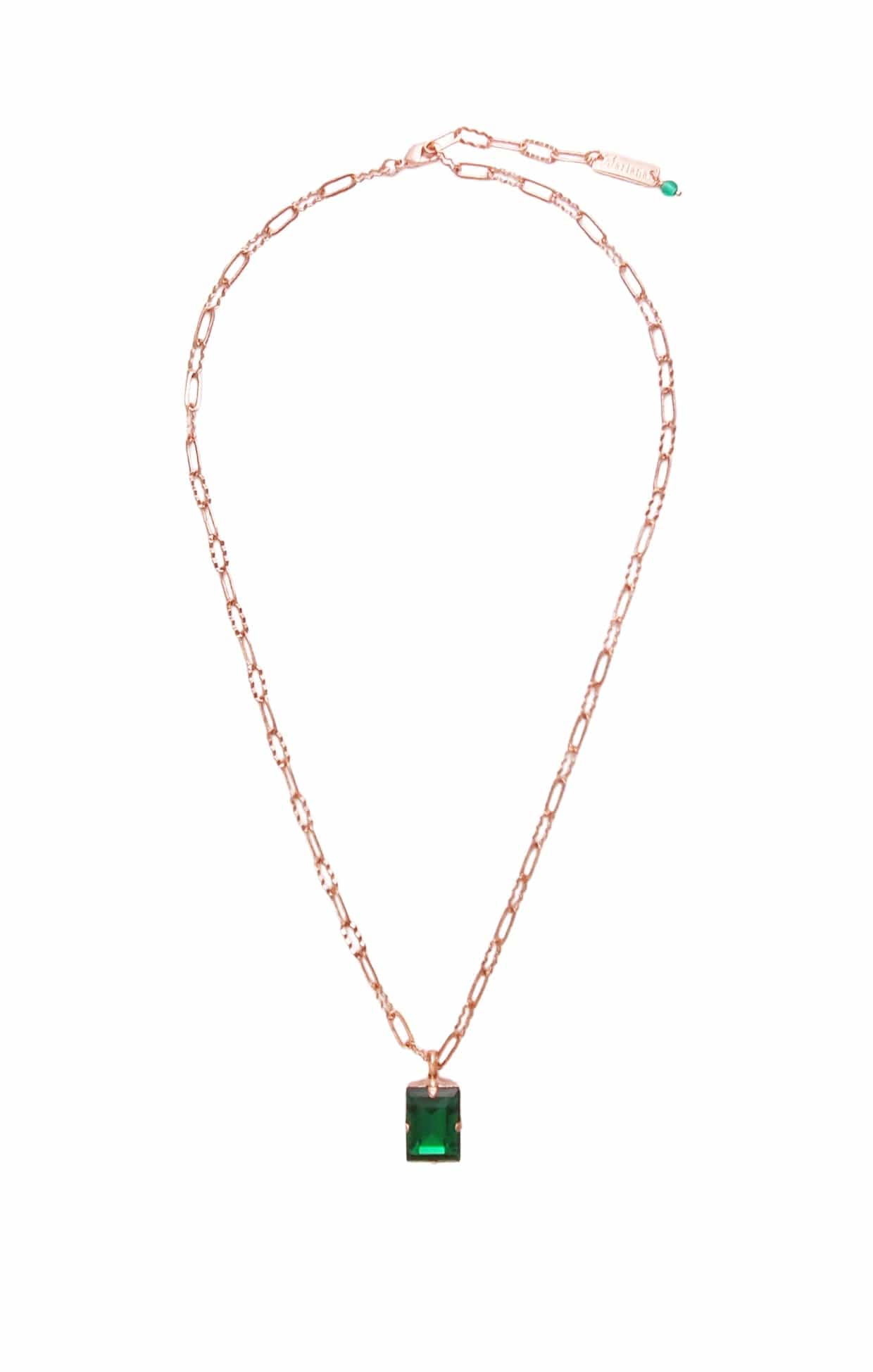 Necklaces OS / EMERALD ENVY LYON NECKLACE IN EMERALD ENVY