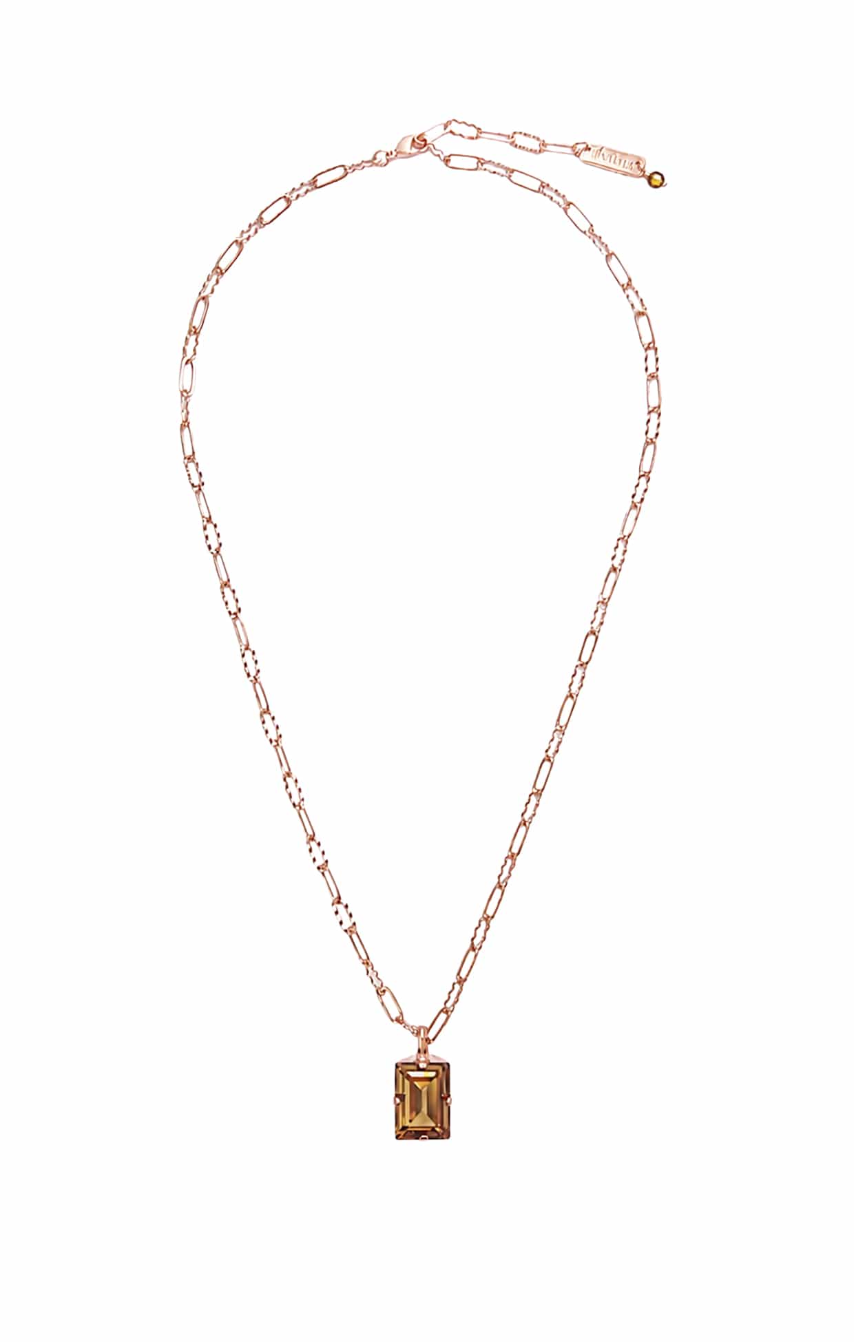 ACCESSORIES Necklaces OS / TOPAZ GLOW LYON NECKLACE IN TOPAZ GLOW