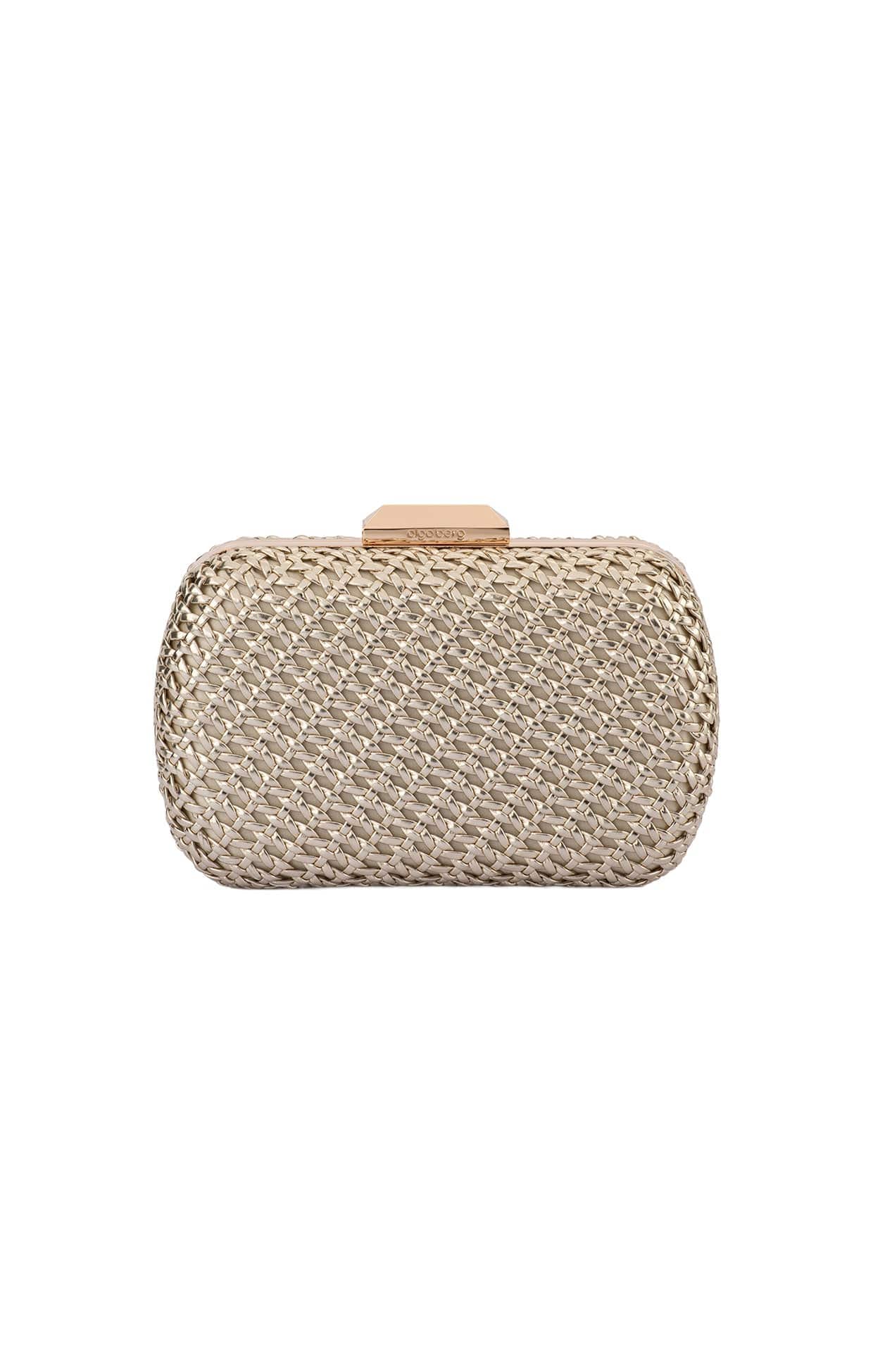 Bags OS / GOLD MALI TEXTURED CLUTCH BAG IN GOLD