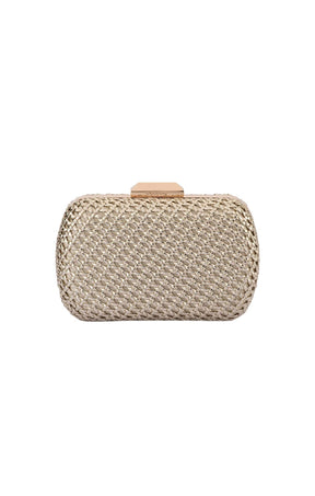 Bags OS / GOLD MALI TEXTURED CLUTCH BAG IN GOLD