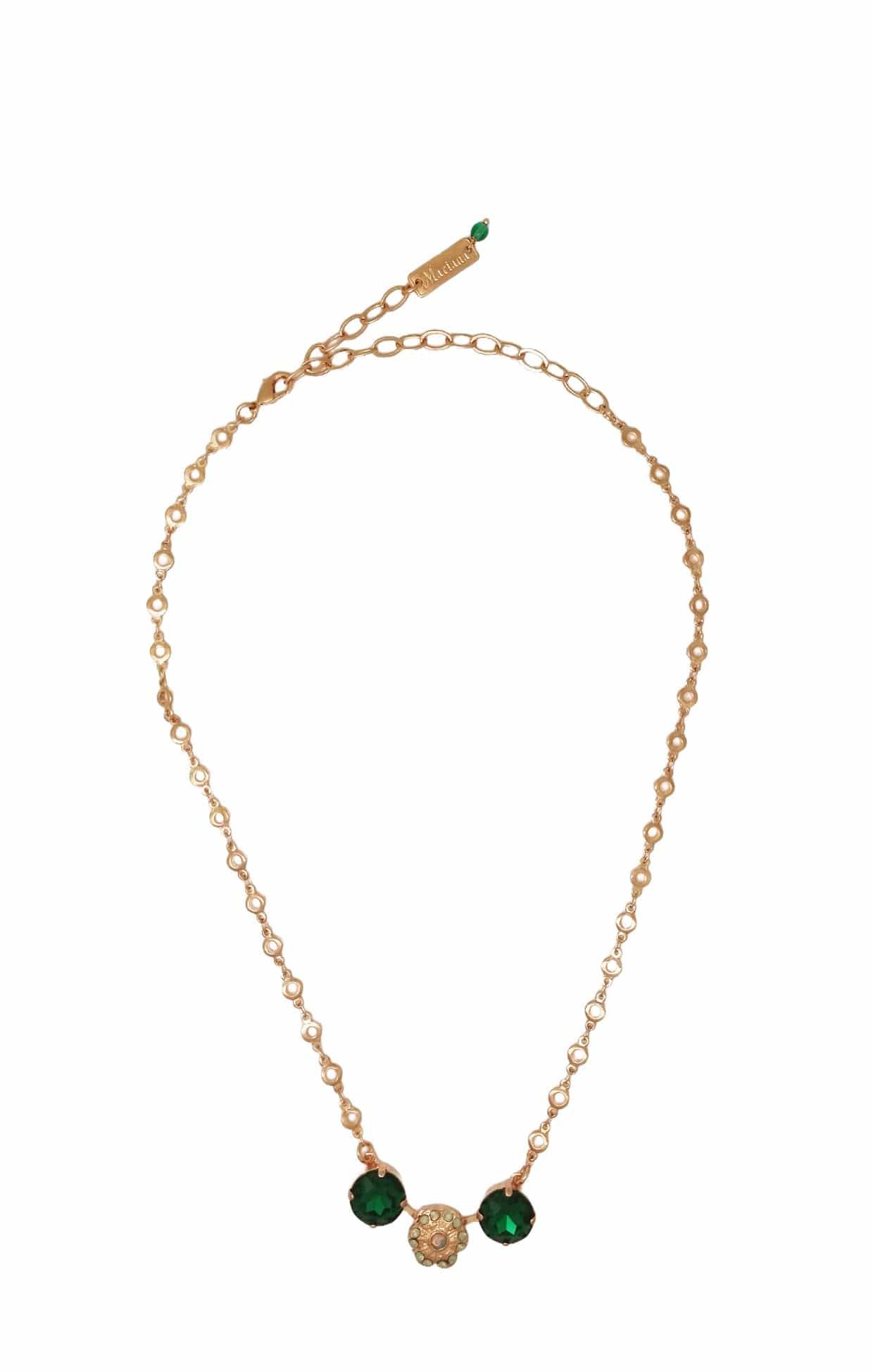 Necklaces OS / EMERALD LUCERNE NECKLACE IN EMERALD