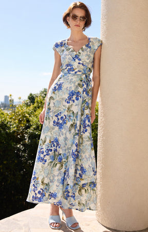 MARIETTE WRAP DRESS
