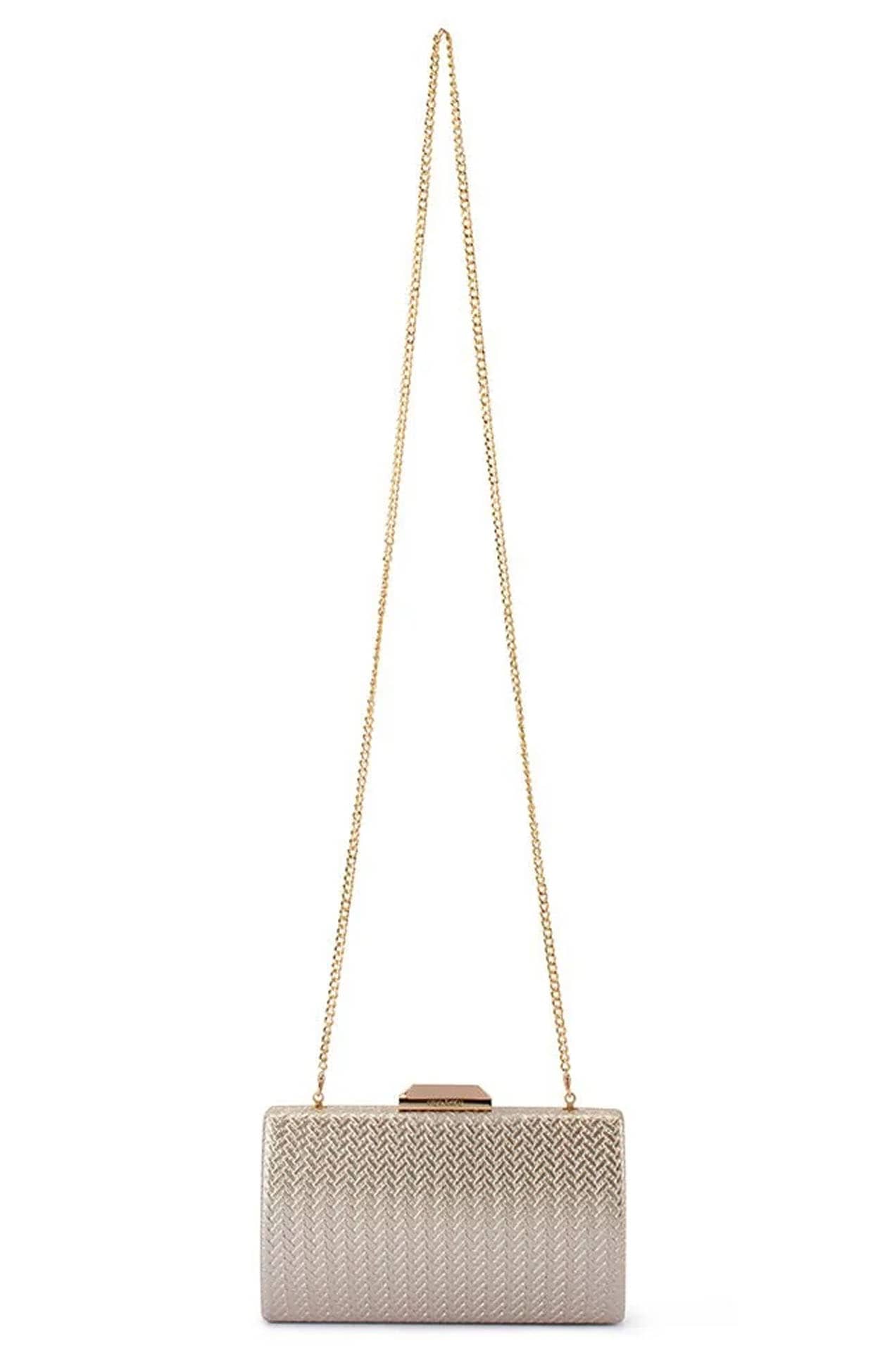 Bags OS / GOLD MARIKA EMBOSSED CLUTCH IN GOLD