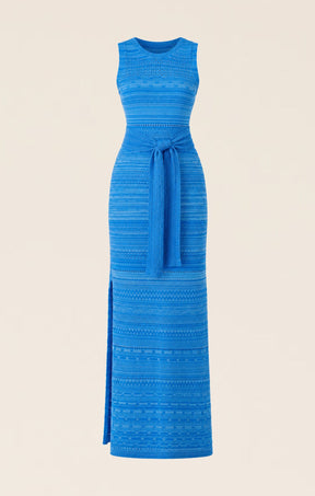 Knitwear MARINA KNIT DRESS IN AZZURE
