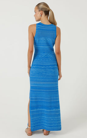 Knitwear MARINA KNIT DRESS IN AZZURE