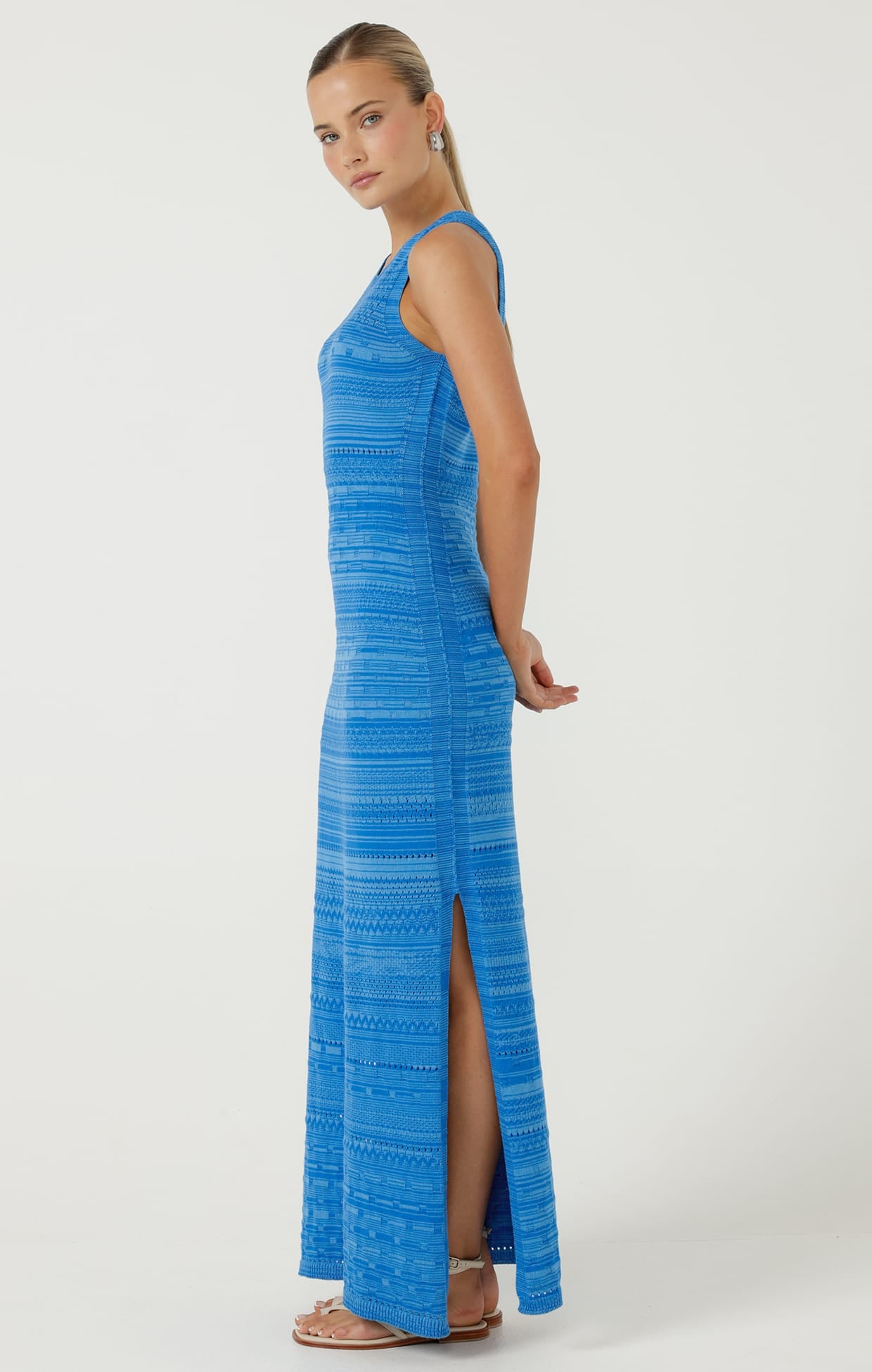 Knitwear MARINA KNIT DRESS IN AZZURE