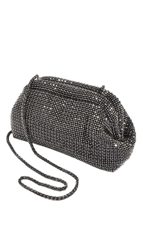 Bags OS / BLACK MARISA DIAMANTE CLUTCH IN BLACK