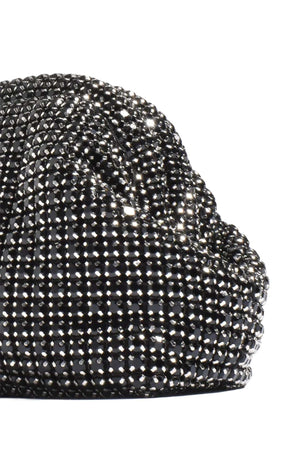 Bags OS / BLACK MARISA DIAMANTE CLUTCH IN BLACK
