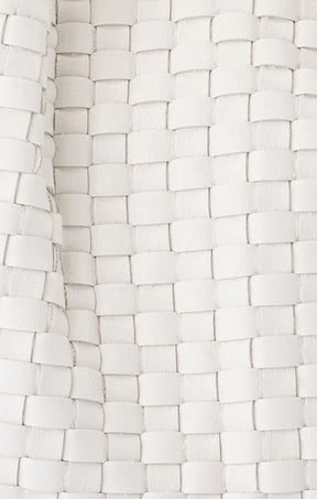 Bags OS / WHITE MARTINIQUE WOVEN CLUTCH IN WHITE